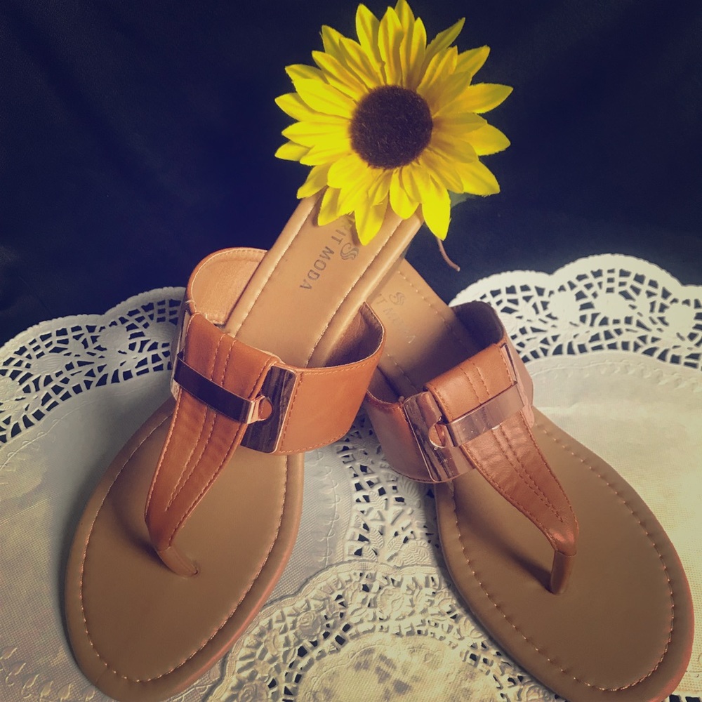 Wedge heel sandals
